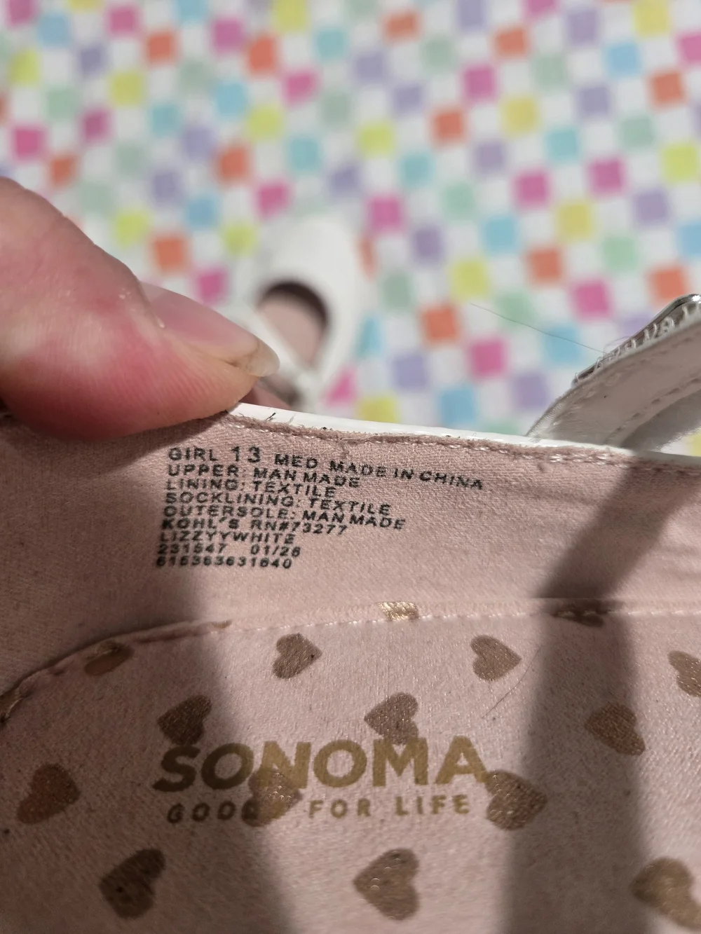 Sonoma White Patent Mary Jane Heels for Girls